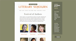 Desktop Screenshot of literarysojourn.org